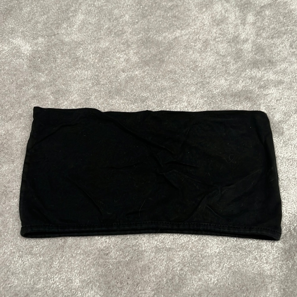 Brandy Melville black bandeau tube top, size small